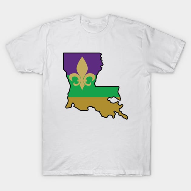 Louisiana State Vibes T-Shirt by dvdnds